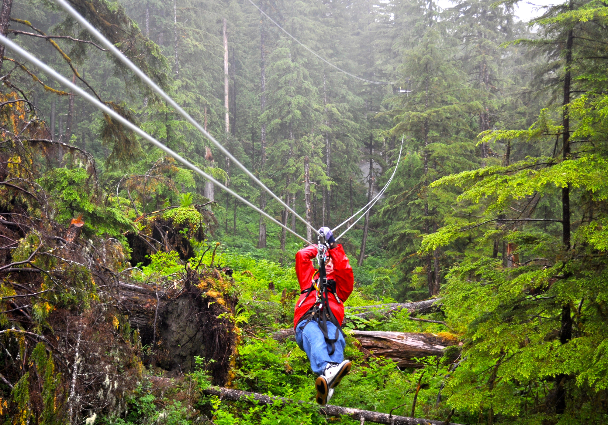 Družino sem kot presenečenje peljal na zipline